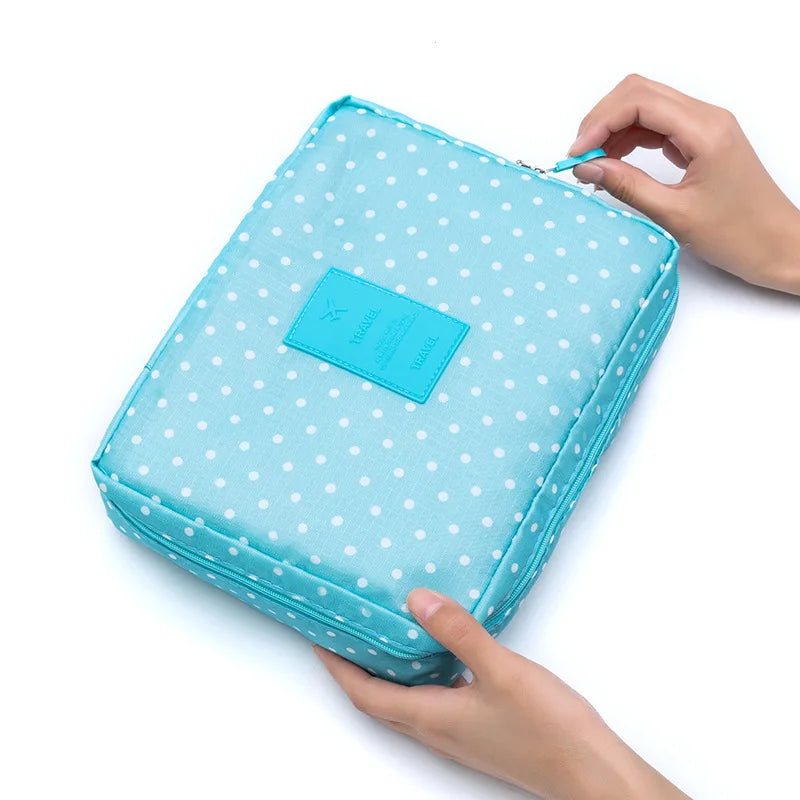 Bolsa de cosméticos de viaje multifunción al aire libre