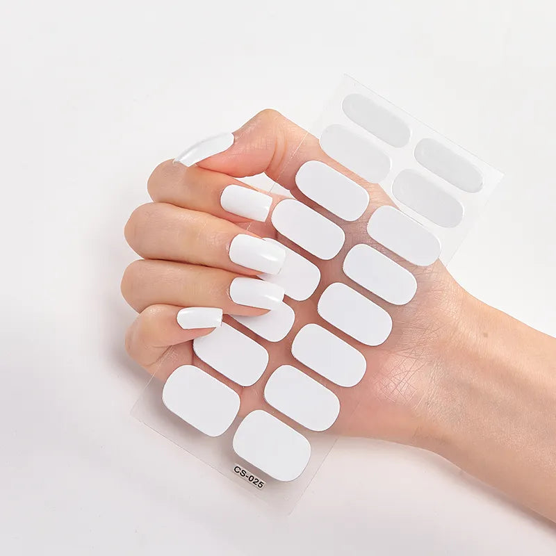 Pegatinas para decoración de uñas con láminas de manicura