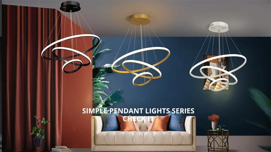 Led Pendant Lights for Stylish Spaces: Remote-Controlled Aluminum