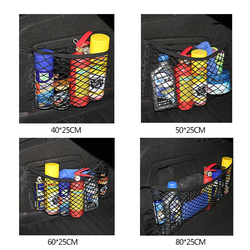 Car Accessories Organizer Car Net Nylon SUV Auto Cargo Storage