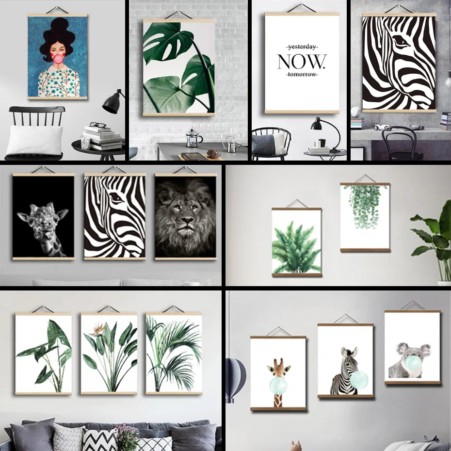 Magnetic Natural  Frame Poster Hanger