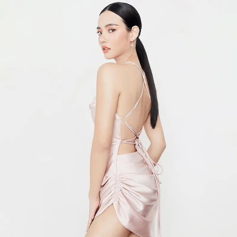 Women Strap Mini Dress