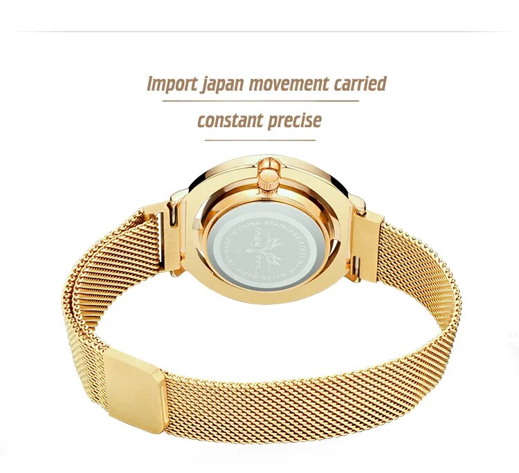 Luxury Brand Waterproof Diamond Watches