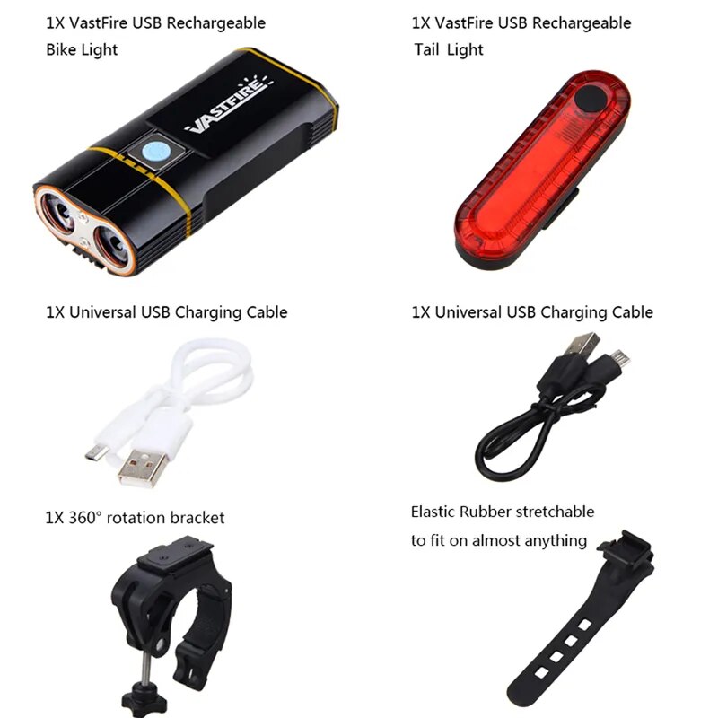 Headlight 2 LED/3 LED/5 LED/8 LED Bike Light