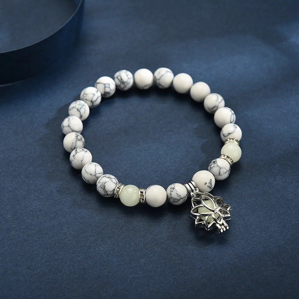 Natural Stone with Luminous Glow Bracelet