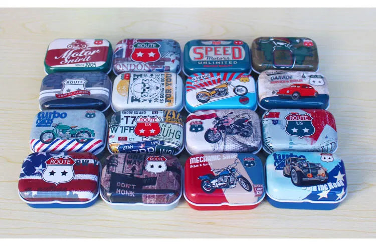 Colorful Mini Tin Storage Box