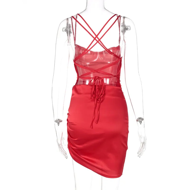 Women Strap Mini Dress