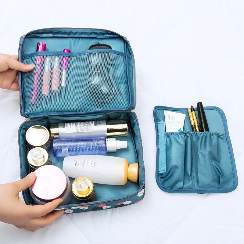 Bolsa de cosméticos de viaje multifunción al aire libre