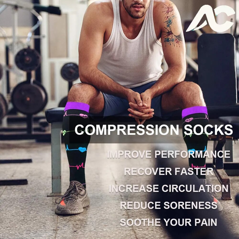 Happy Compression Socks Anti-Fatigue Relief for All