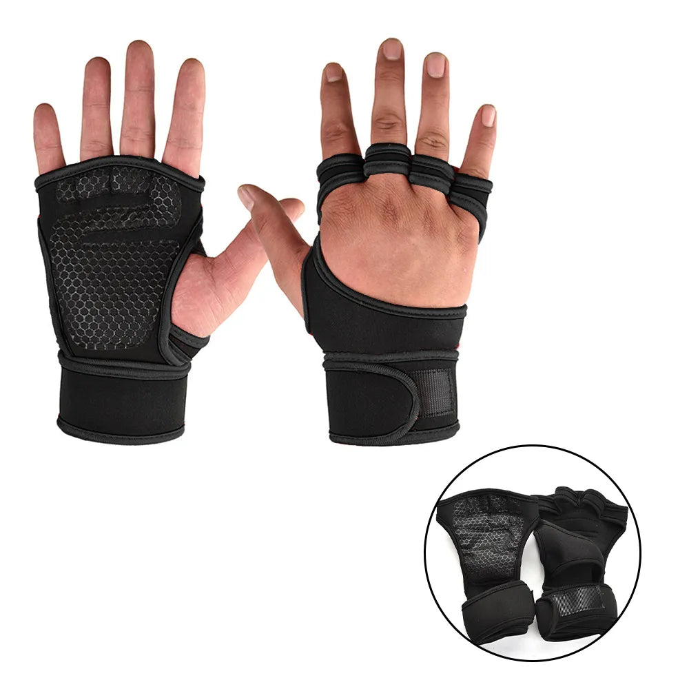 Gym Hand Wrist Palm Protector Gloves