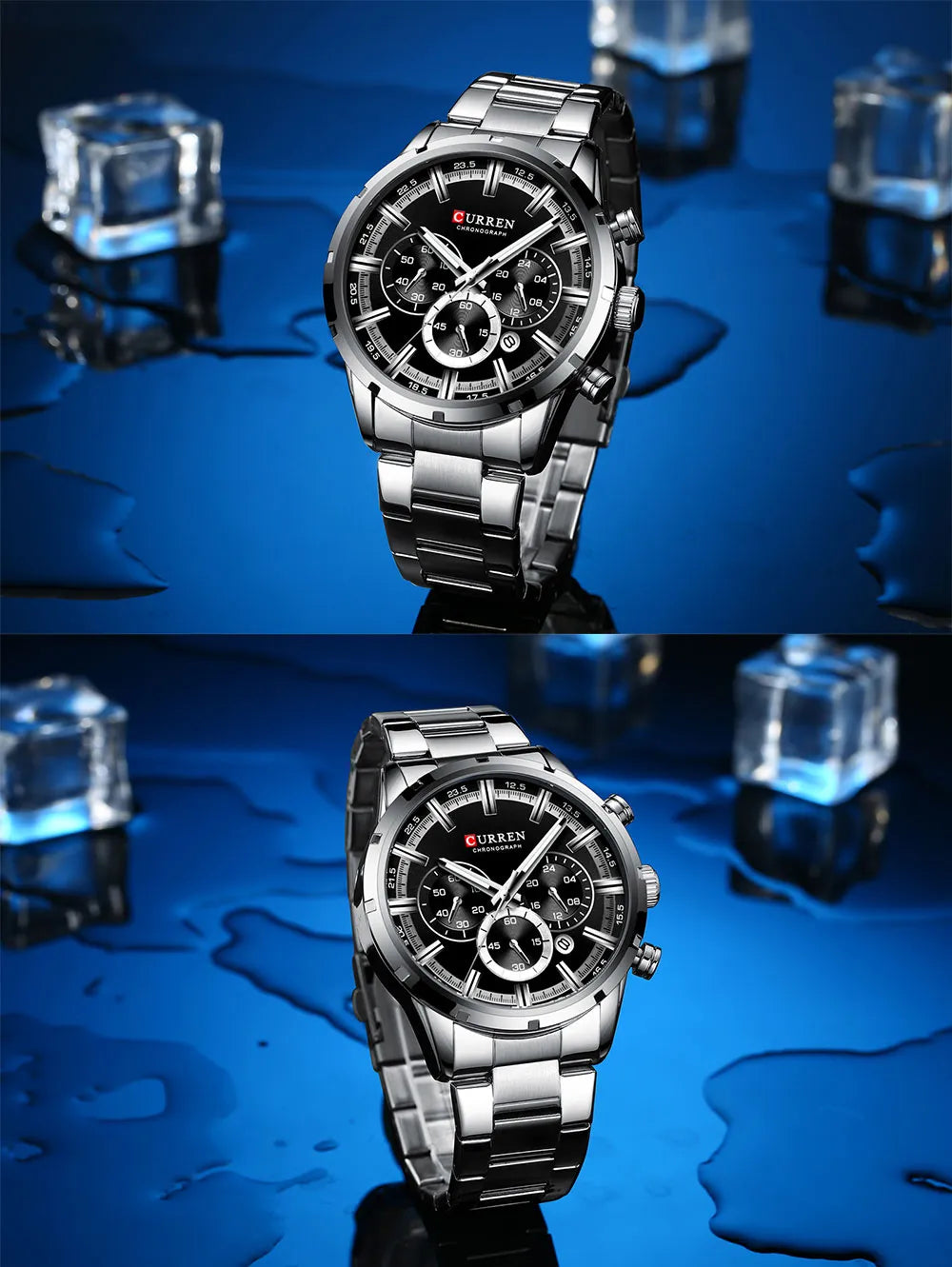 Luxuriöse Sport-Chronograph-Quarzuhr