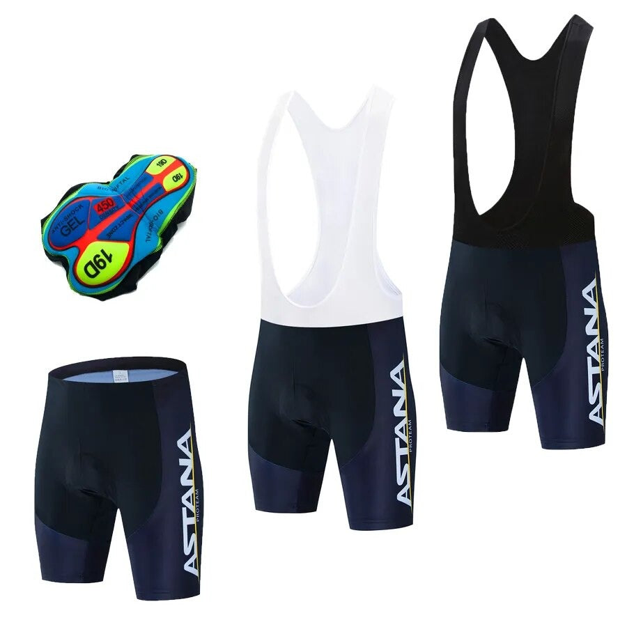 Breathable 19D Gel Padded Men's Bike Shorts