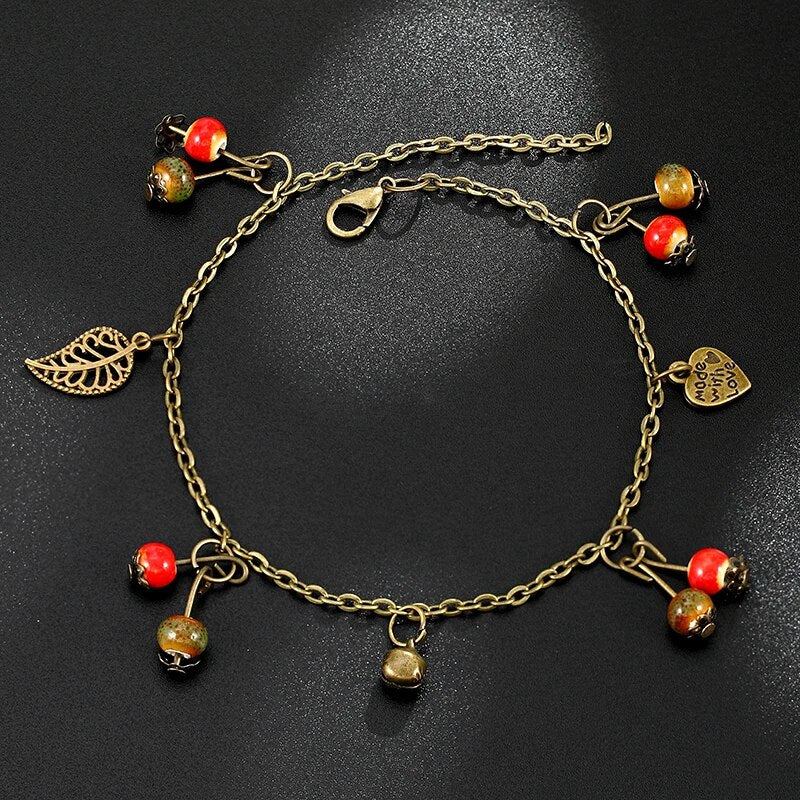 Retro Style Imitation Fruit Bracelet Chain