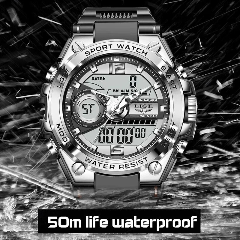 Quartz Digital Waterproof Watch