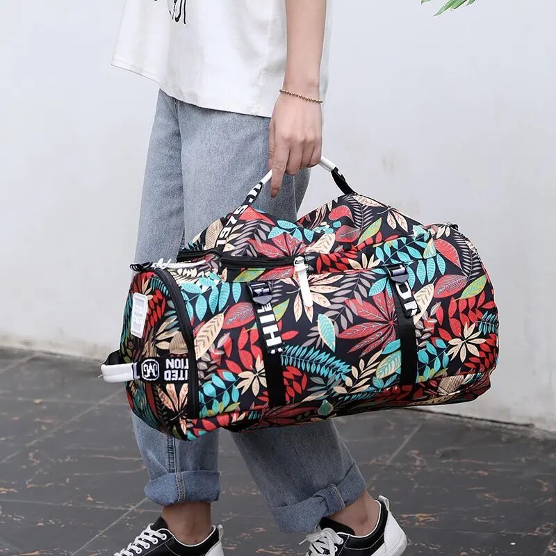 Travel Bucket Backpack Printing  Bag