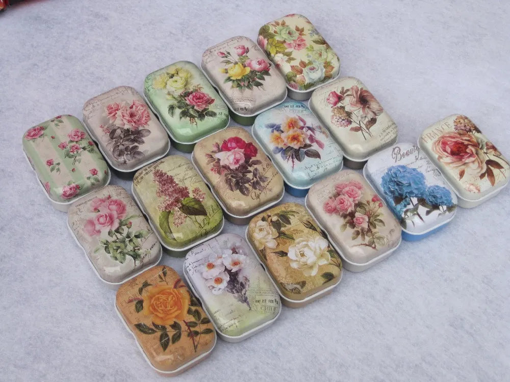 Colorful Mini Tin Storage Box