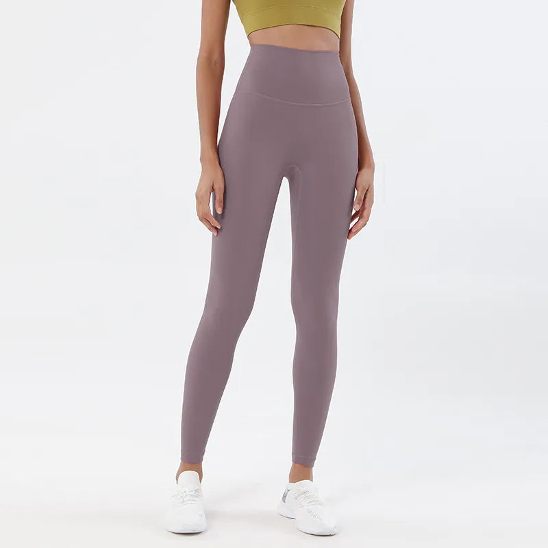 Soft Naked-Feel High Waist Yoga Fitness Pants