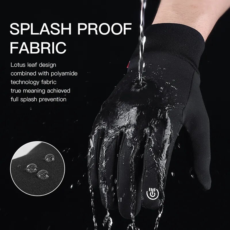 Winter Touch Screen Sport Gloves Windproof Thermal Anti-slip