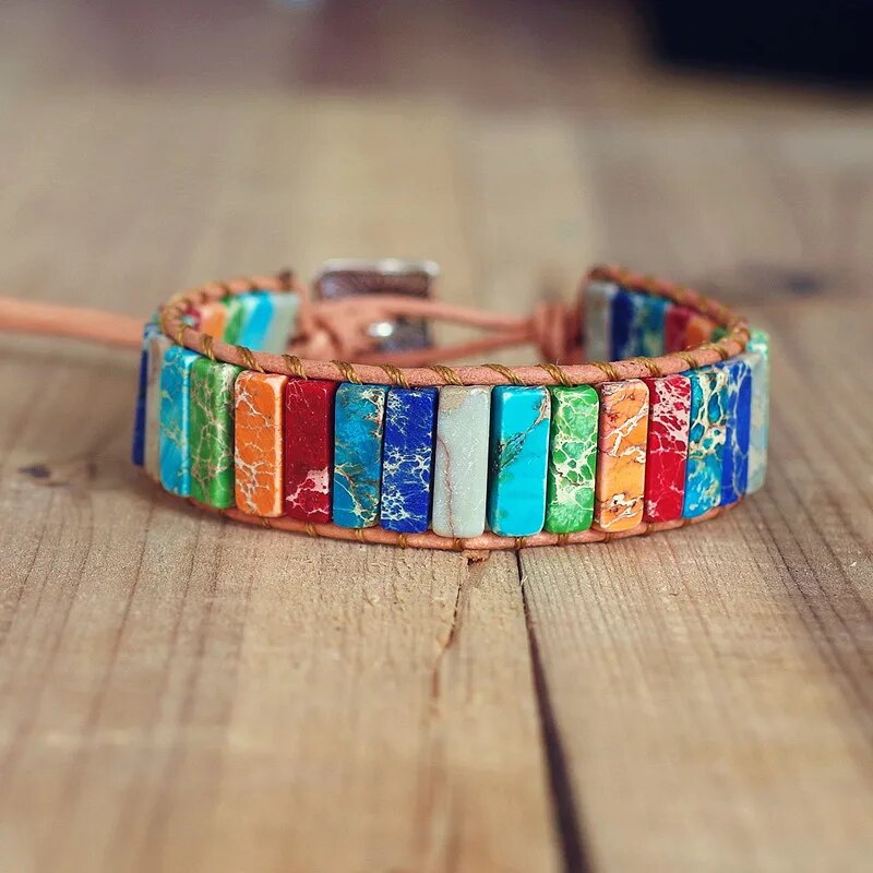Natural Stone Handmade Chakra Bracelet