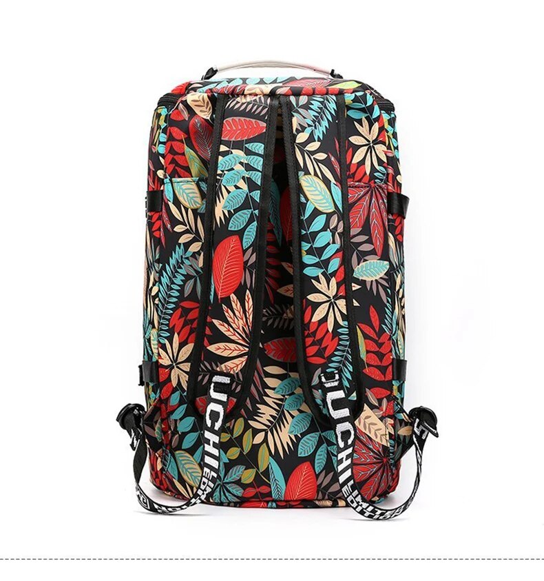 Travel Bucket Backpack Printing  Bag