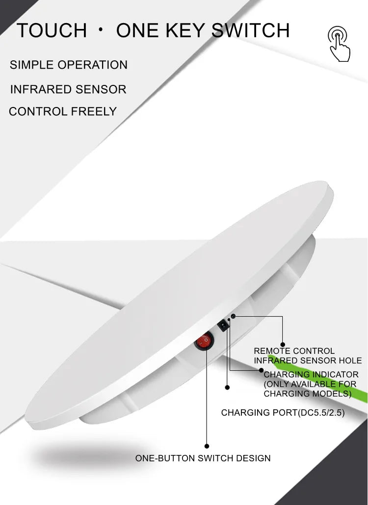 Automatic Remote Control Rotating Display Stand