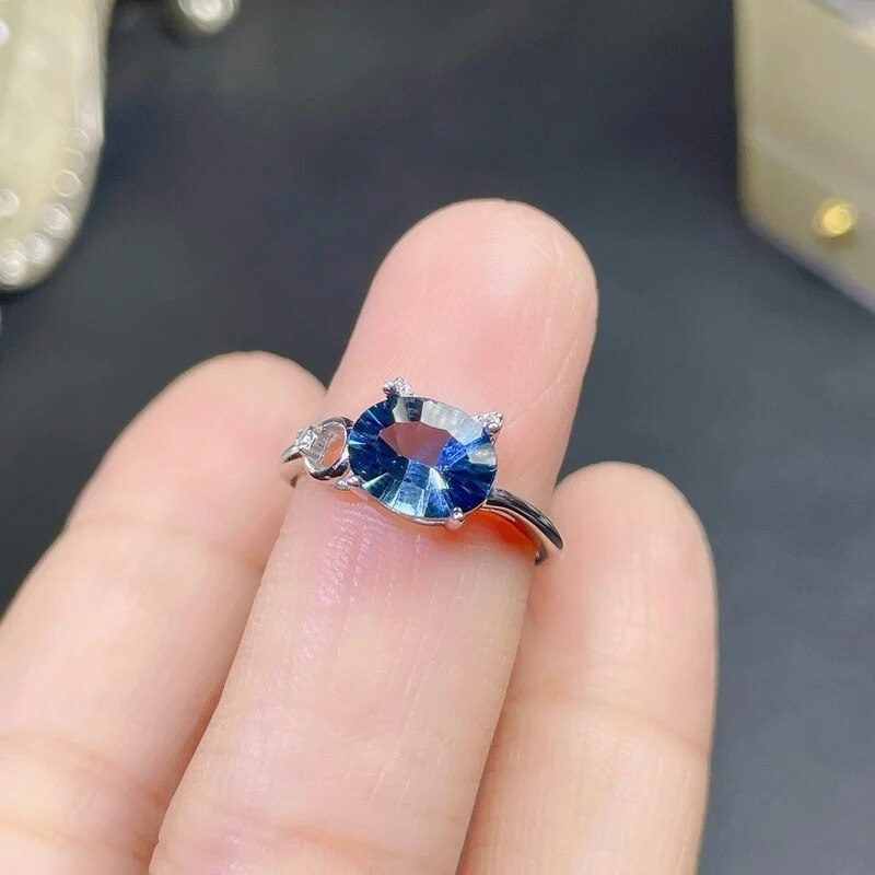 Simple Stylish, Natural Topaz Ring, Beautiful Color