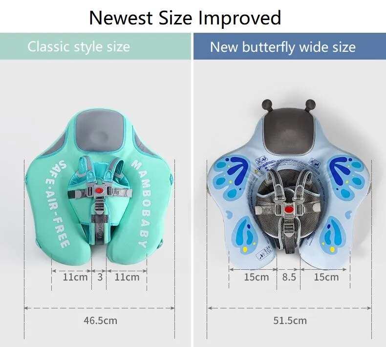 Toddler Non-Inflatable Buoy Swim Trainer Lying