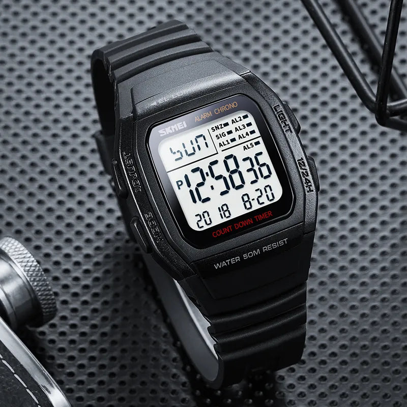 Sports Digital LED Men's Waterproof Watch