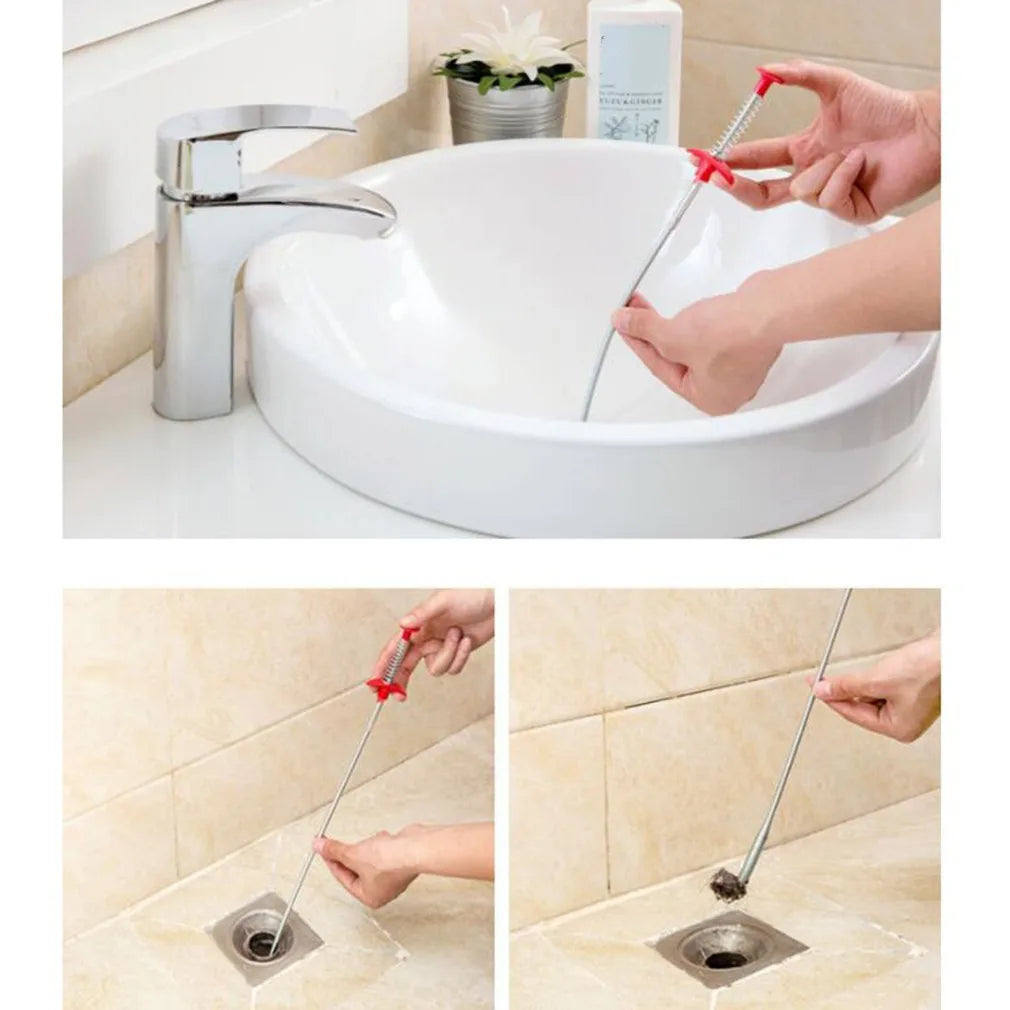 Bathroom Kitchen Spring Sewer Dredging Tool
