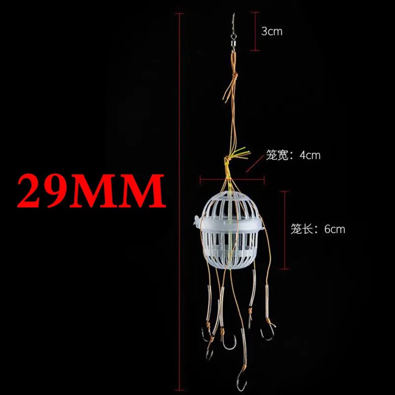 Outdoor Fishing Hook Set with Bait Feeder