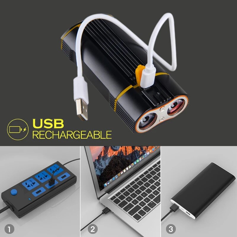 Headlight 2 LED/3 LED/5 LED/8 LED Bike Light