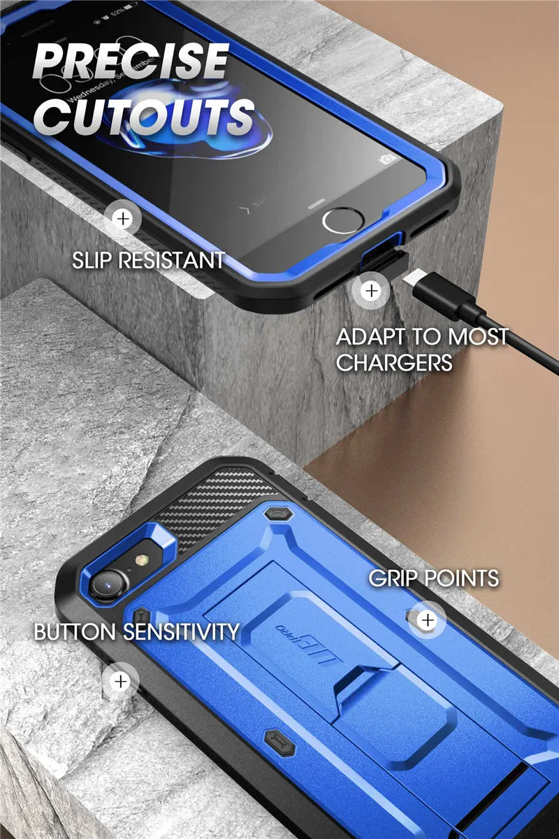 IPhone 7/8 Case Pro Rugged Holster Cover