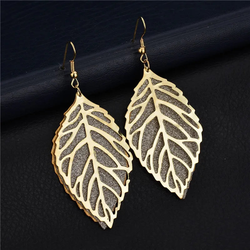 Vintage lange Ohrringe Weidenschmuck