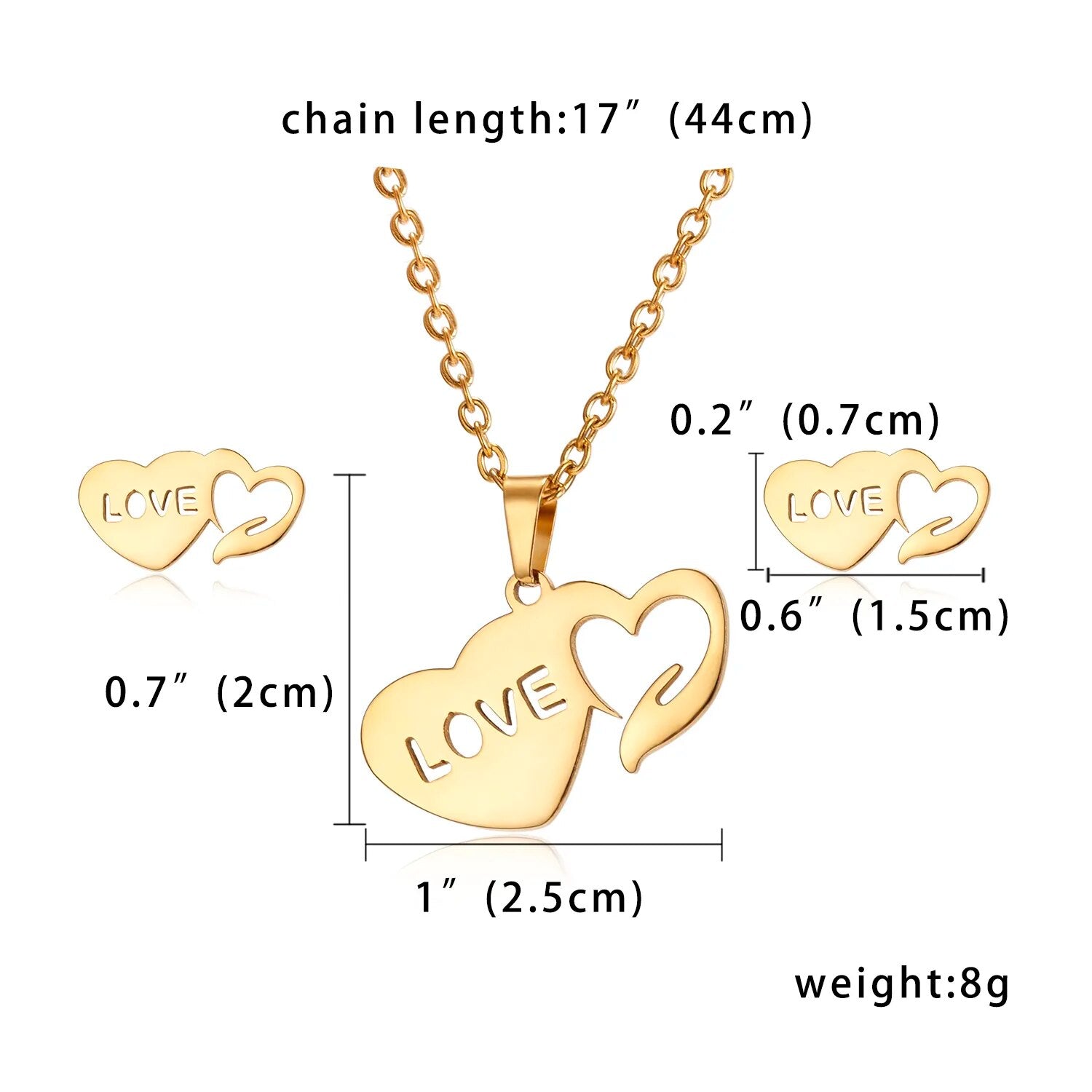 Stainless Steel Mama Love Heart Rose Flower Pendant