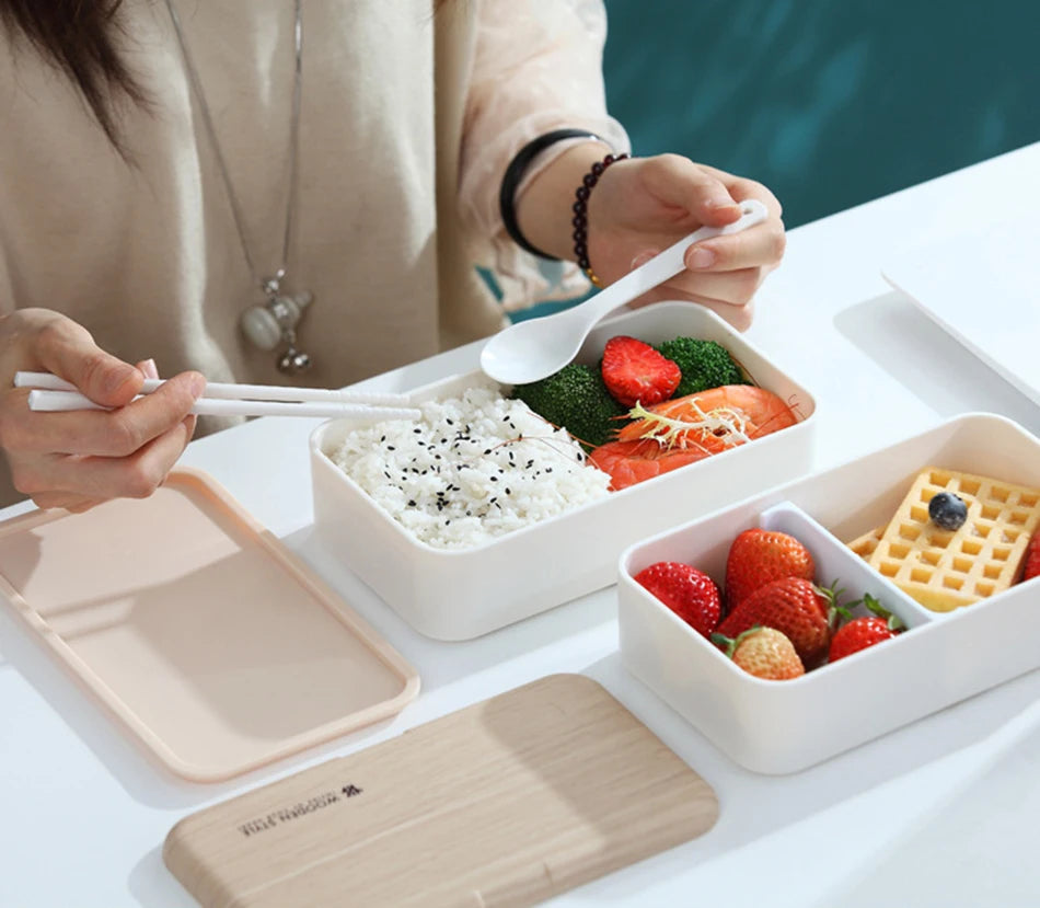 Microwave Double Layer Lunch Box