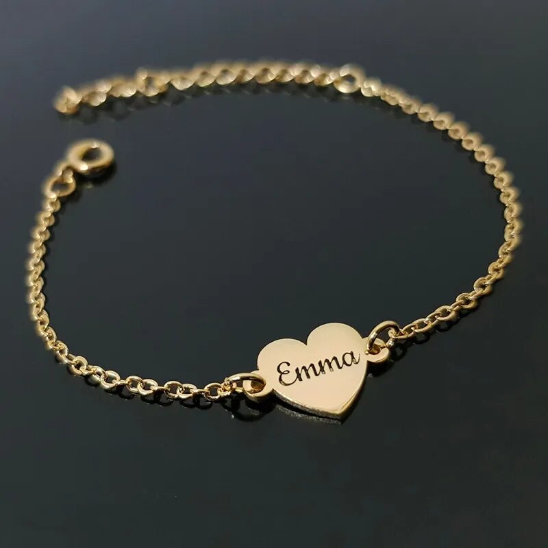 Stainless Steel Cute Heart  Bracelet Jewelry  Bracelet