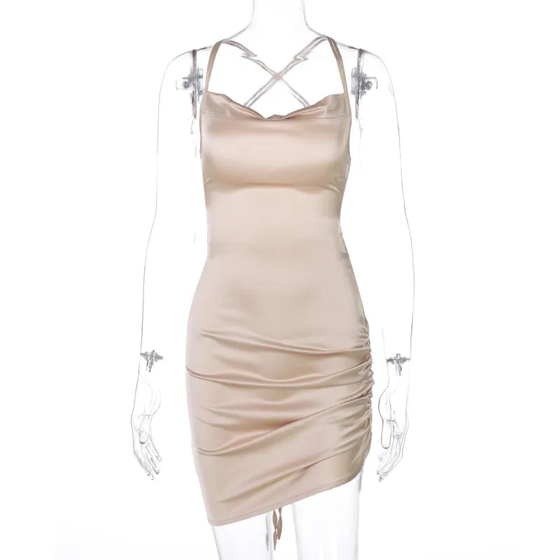 Women Strap Mini Dress