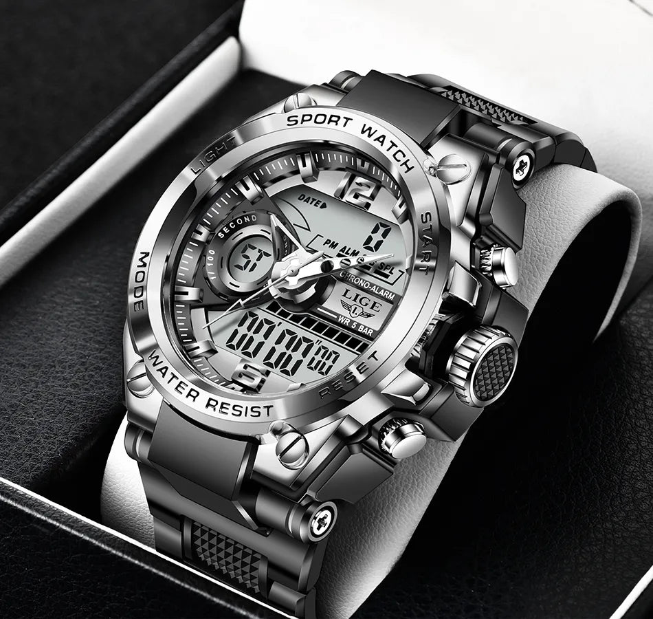 Quartz Digital Waterproof Watch