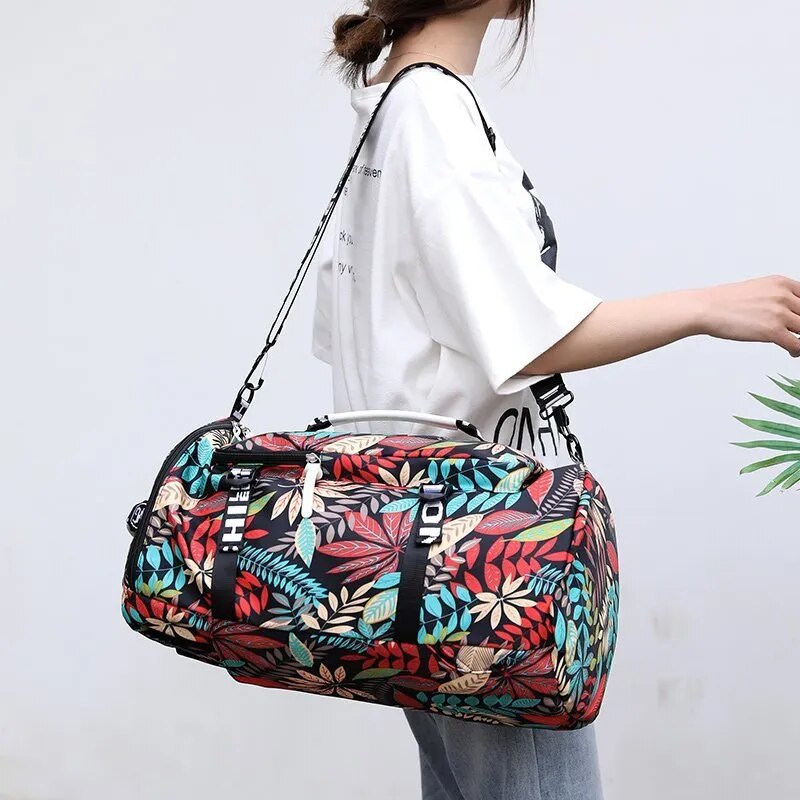 Travel Bucket Backpack Printing  Bag
