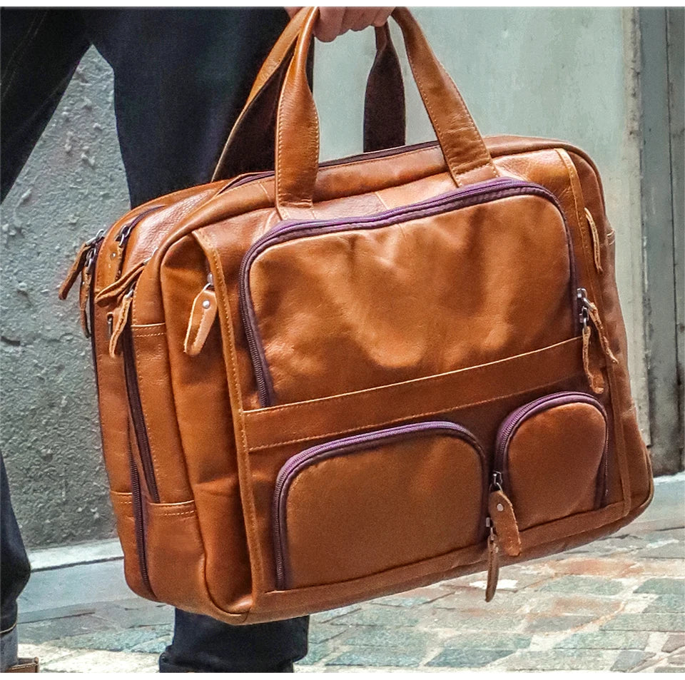 Bolsa de negocios para viajes de gran capacidad para computadora portátil de 17 "