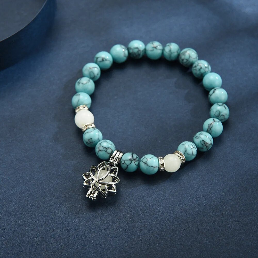 Natural Stone with Luminous Glow Bracelet