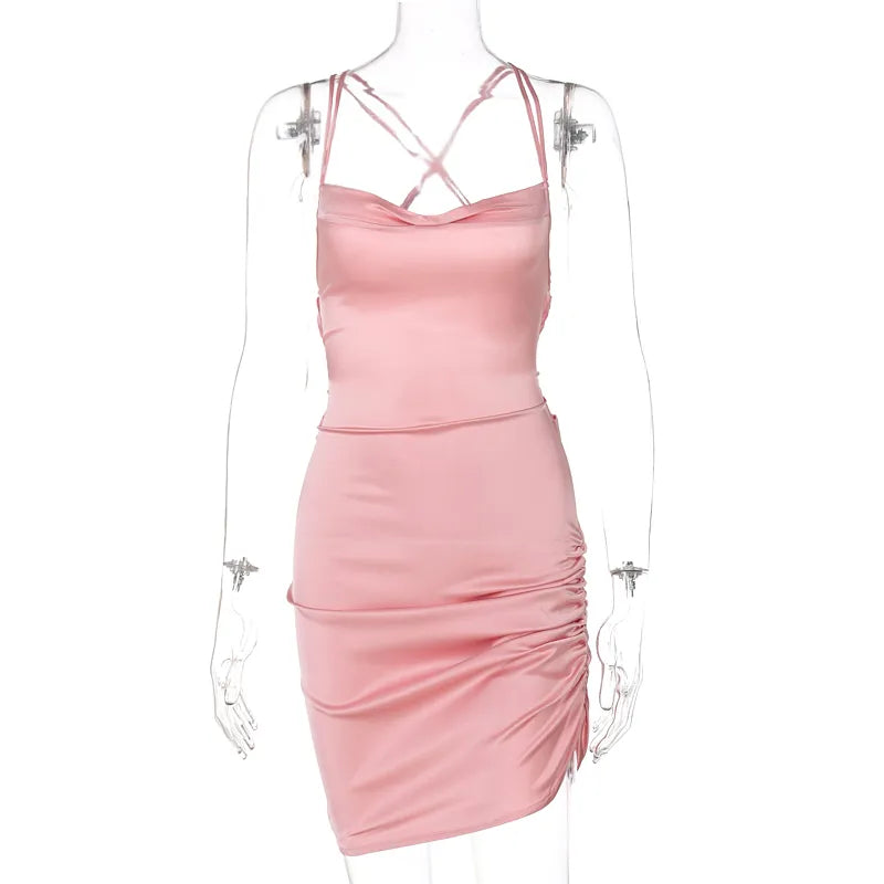 Women Strap Mini Dress