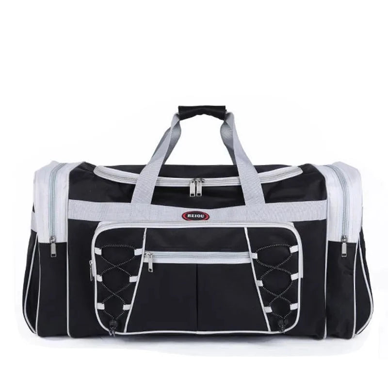 Bolsa de viaje grande impermeable de nailon para gimnasio