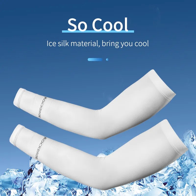 Ice Fabric Running Protect Arm Warmers