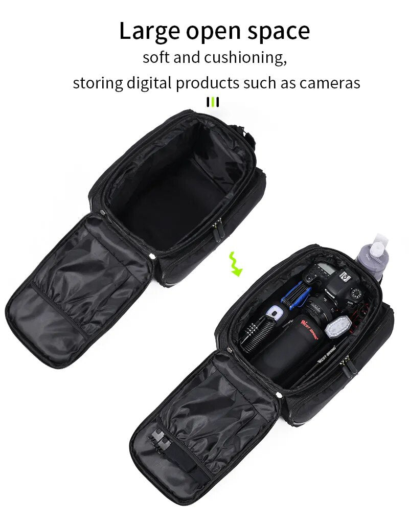 3 In 1 Waterproof Bicycle Trunk Large Capacity Travel Bag