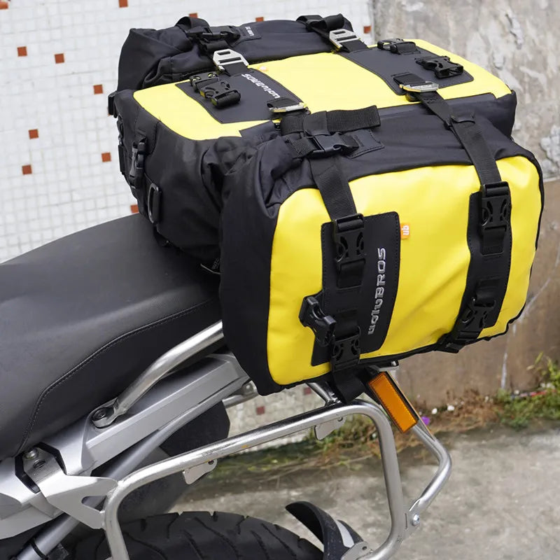 Funktionelle wasserdichte Motocross-Rücksitztasche