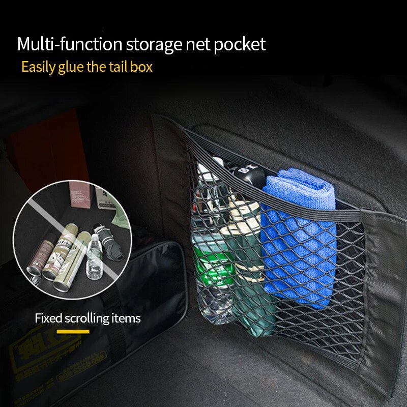 Car Accessories Organizer Car Net Nylon SUV Auto Cargo Storage