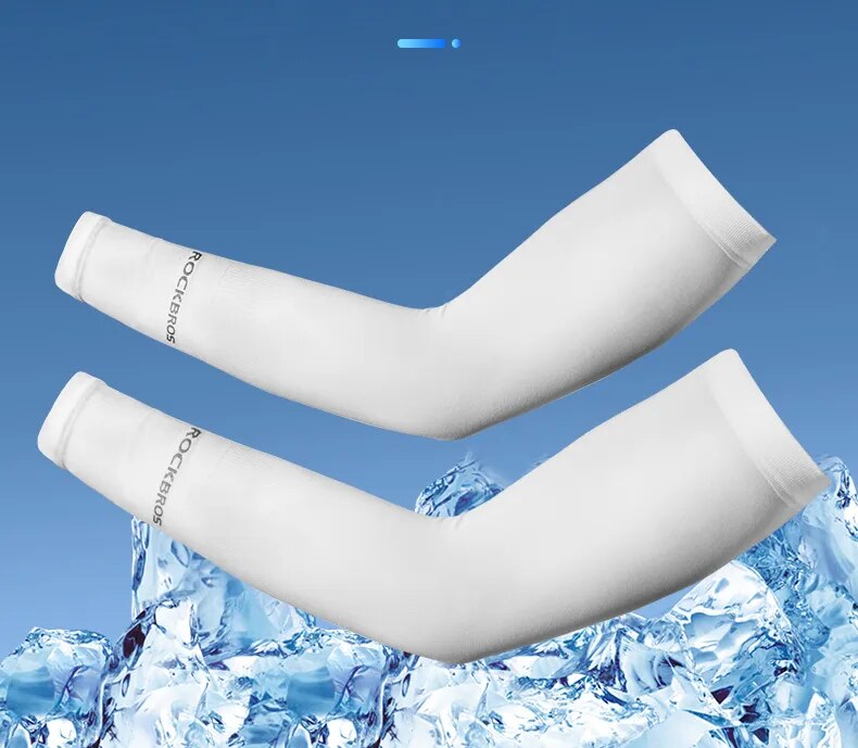 Ice Fabric Running Protect Arm Warmers