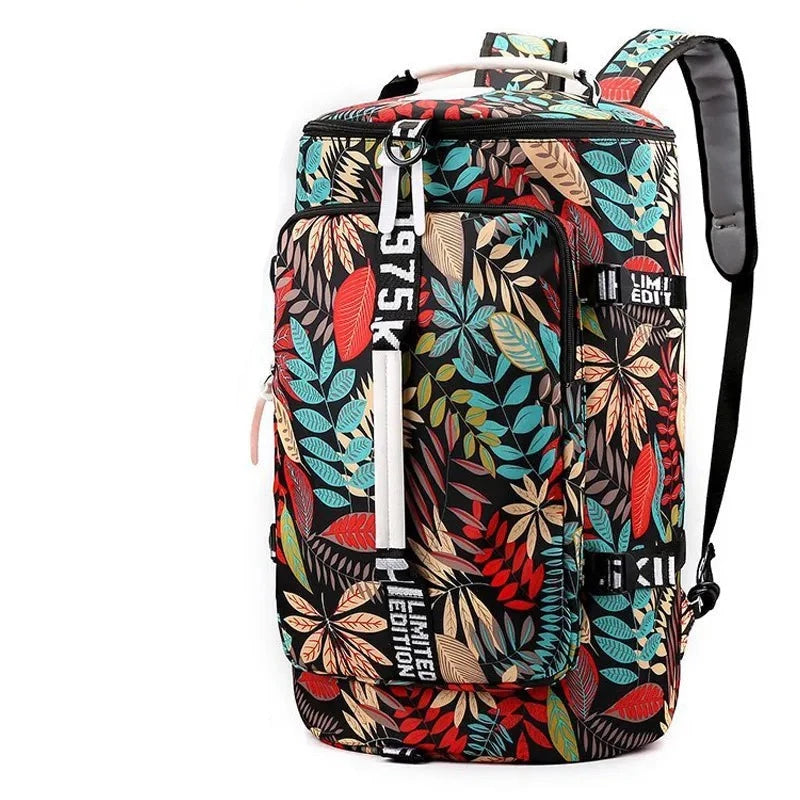 Travel Bucket Backpack Printing  Bag