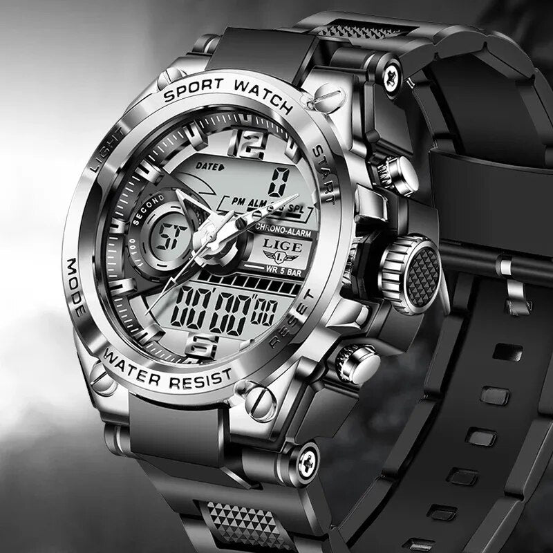 Quartz Digital Waterproof Watch